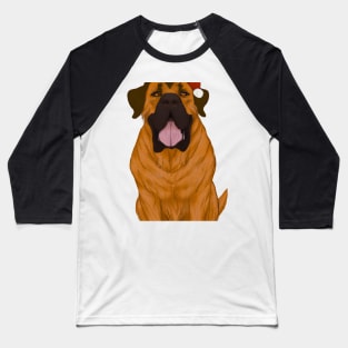 Cute Mastiff Drawing Baseball T-Shirt